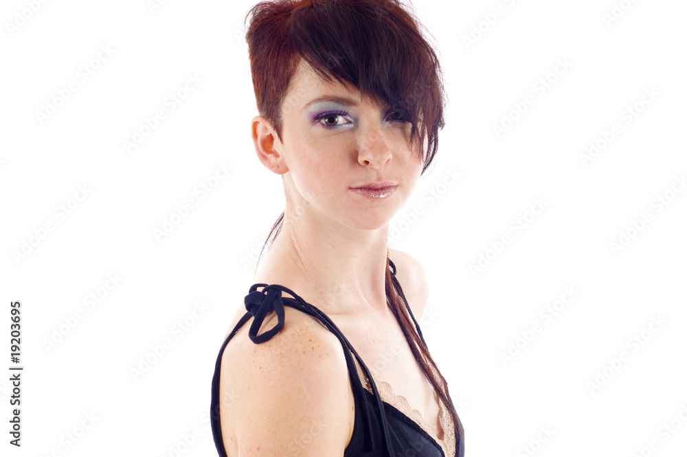 Business Woman - Isolated over a White Background