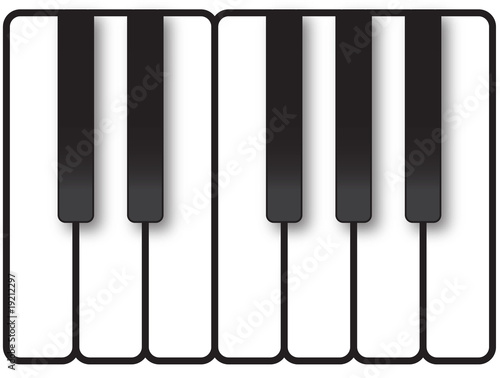Piano Keys Illustration
