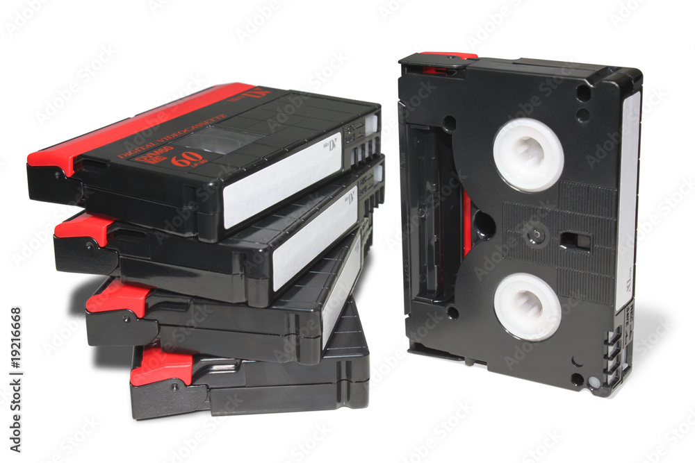 Obraz premium Mini DV tapes