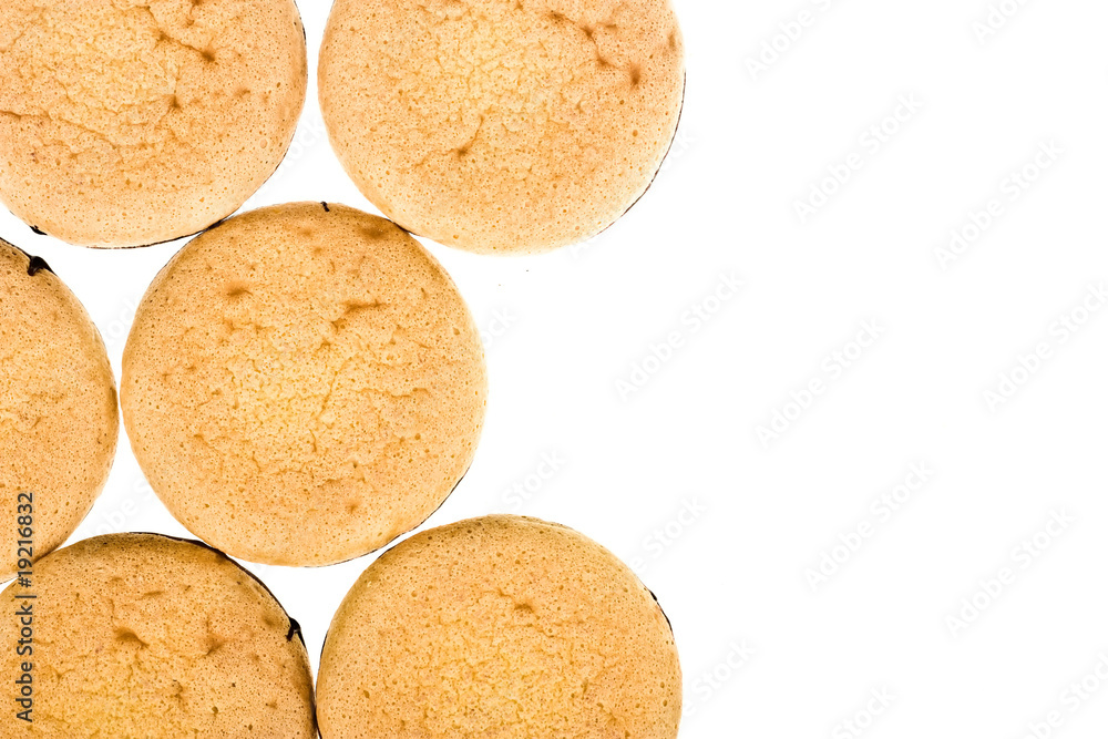 Some cookies isolated on a white background. Some cookies isolated on a white background.