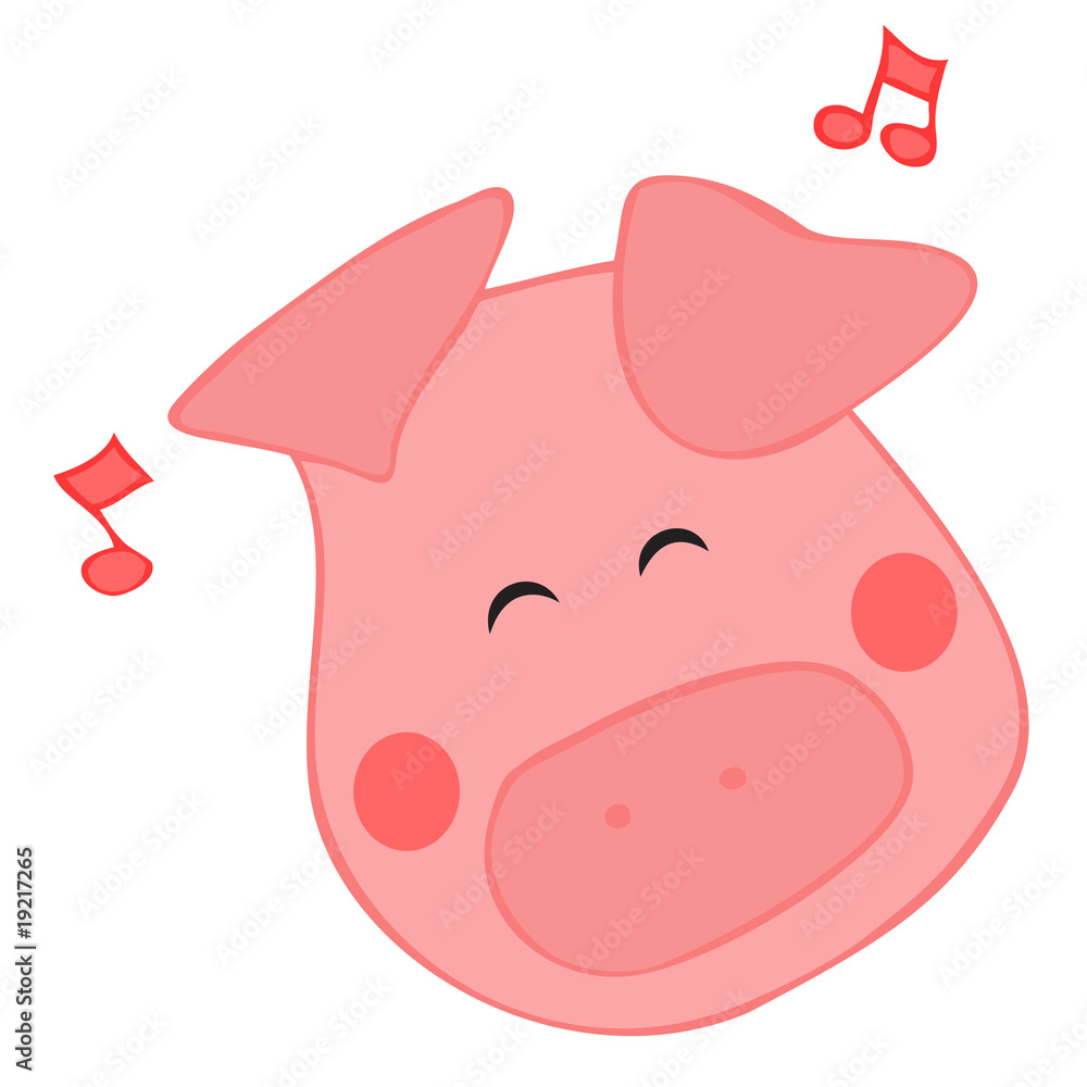 Pig singing Pig singing