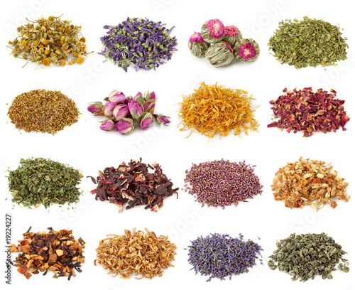 Flower and herbal tea collection #19224227