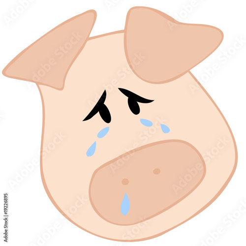 Pig crying