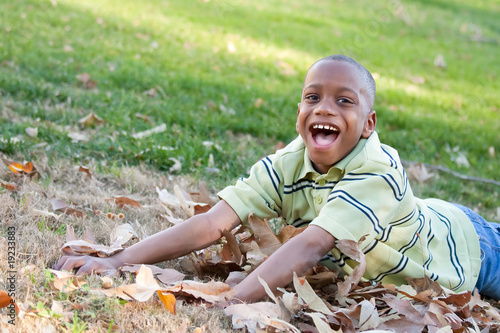 Cute Young African American...