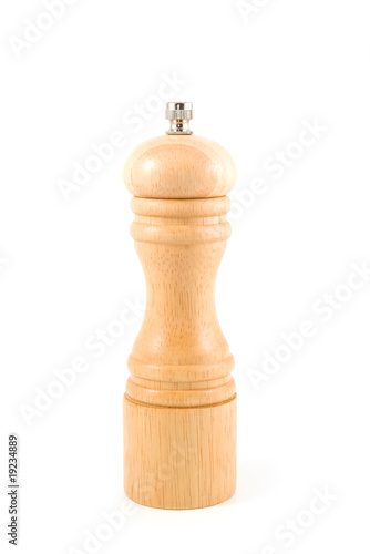 Wooden pepper grinder