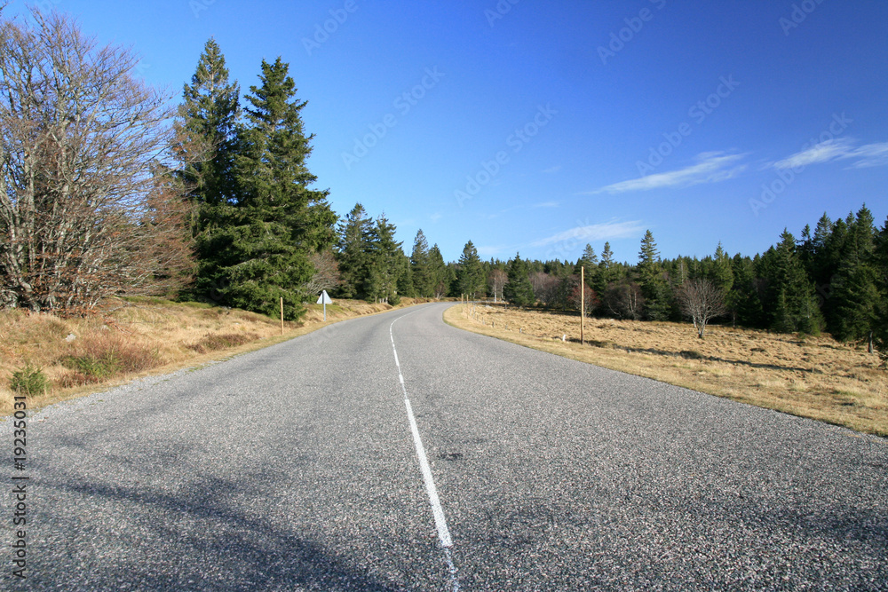 Fototapeta premium Route des Crêtes