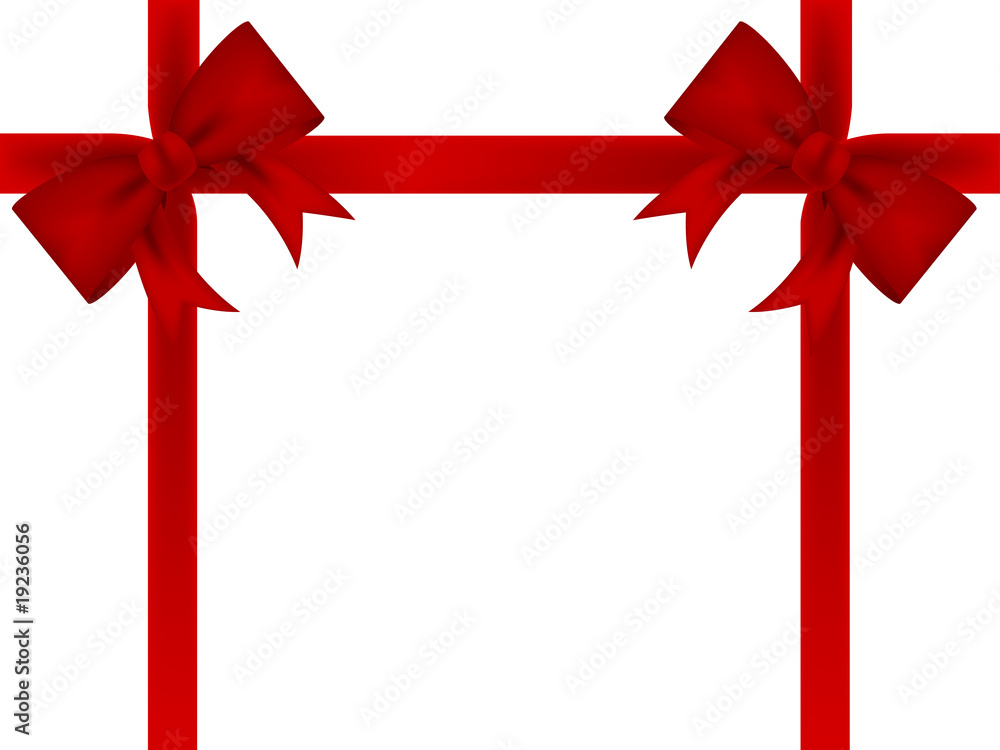 red satin ribbons with copyspace red satin ribbons with copyspace