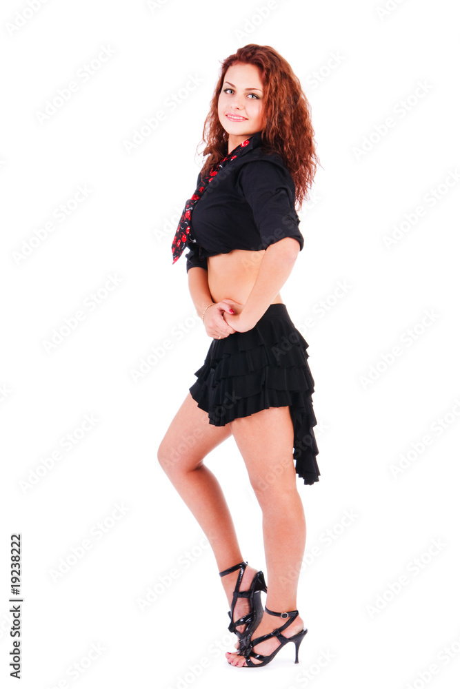 Young attractive smiling young girl Young attractive smiling young girl
