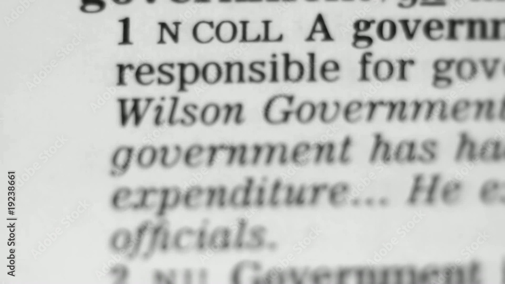 Selective focus on the word Government on Dictionary. Selective focus on the word Government on Dictionary.