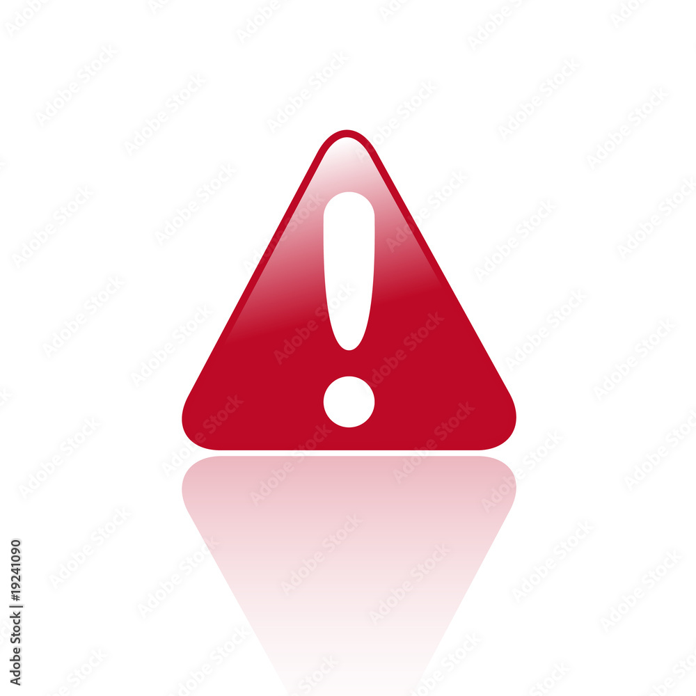 Icone attention - Icon warning Icone attention - Icon warning