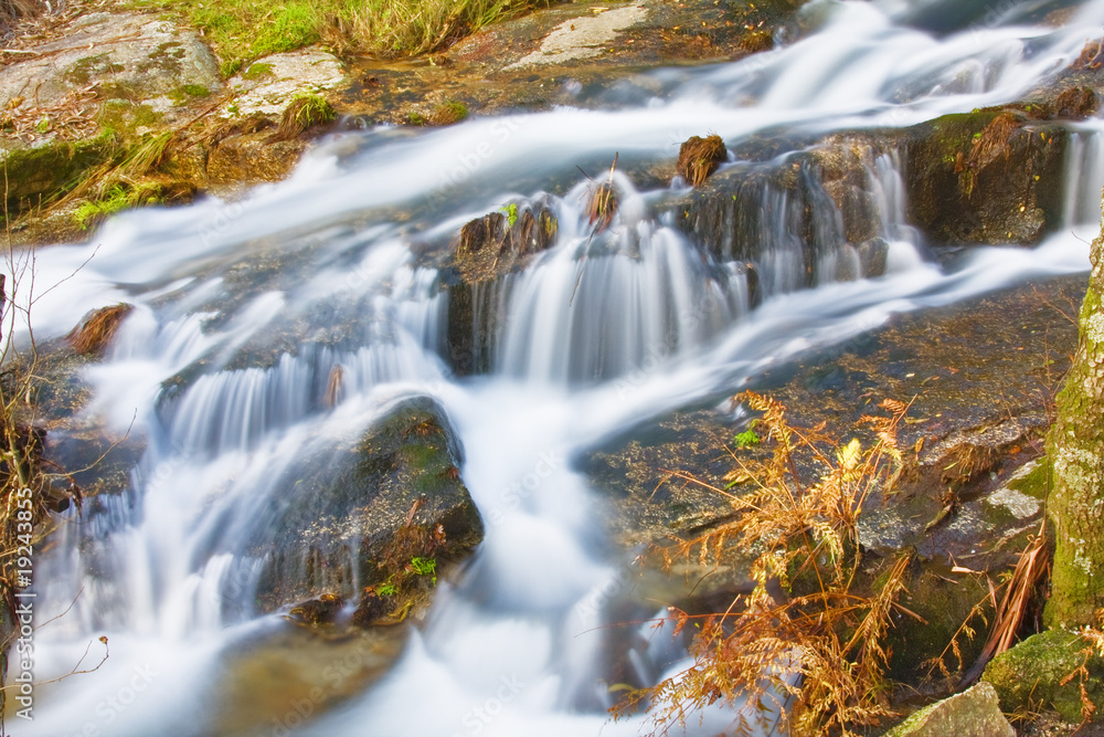 Mountain river in Geres National park, north of Portugal Mountain river in Geres National park, north of Portugal