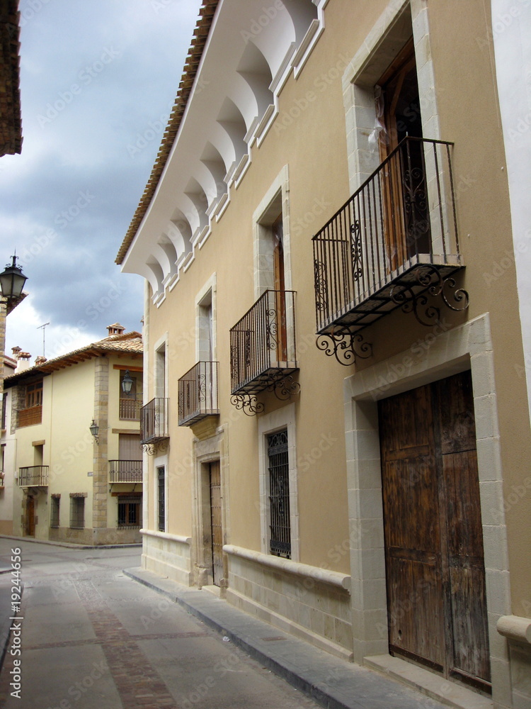 Casa solariega de Rubielos de Mora, Aragón,España