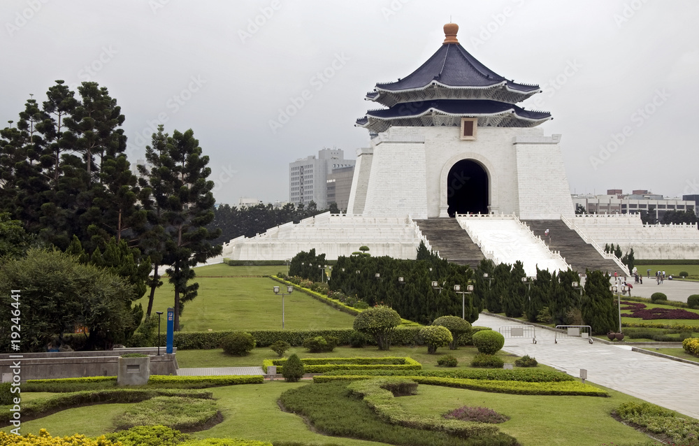 Obraz premium Chiang kai-shek memorial hall, Taipei