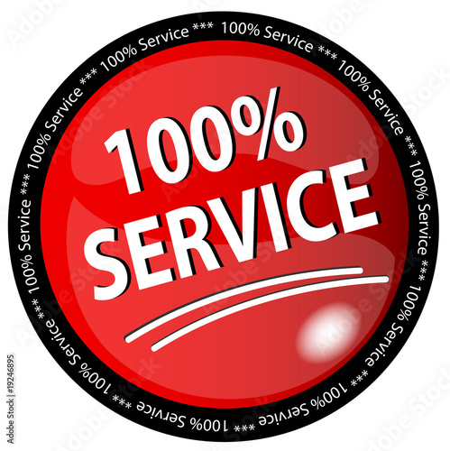 100% Service Button