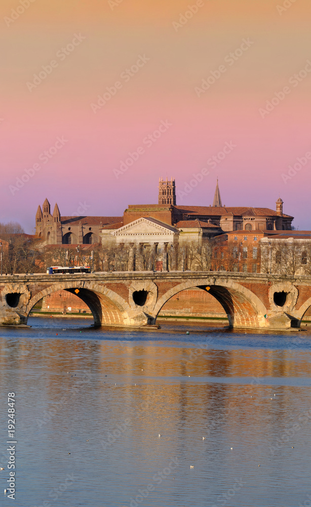 Obraz premium Stitched Panorama toulouse1