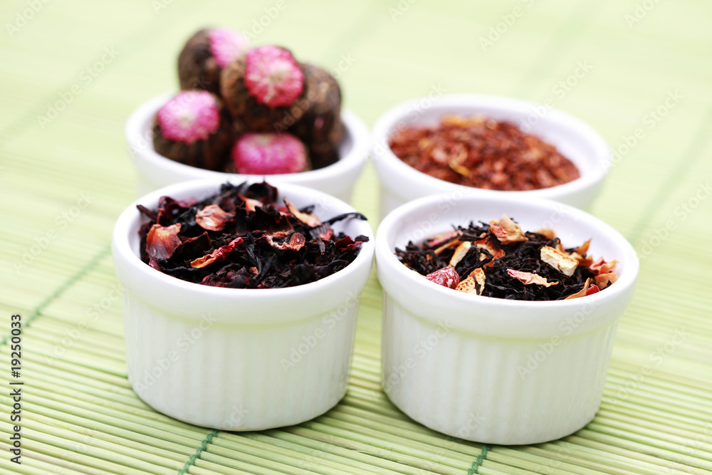 Various Tea Leaves Various Tea Leaves