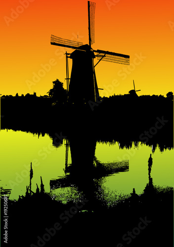 Paesaggi dal mondo - I mulini diKinderdijk - Olanda