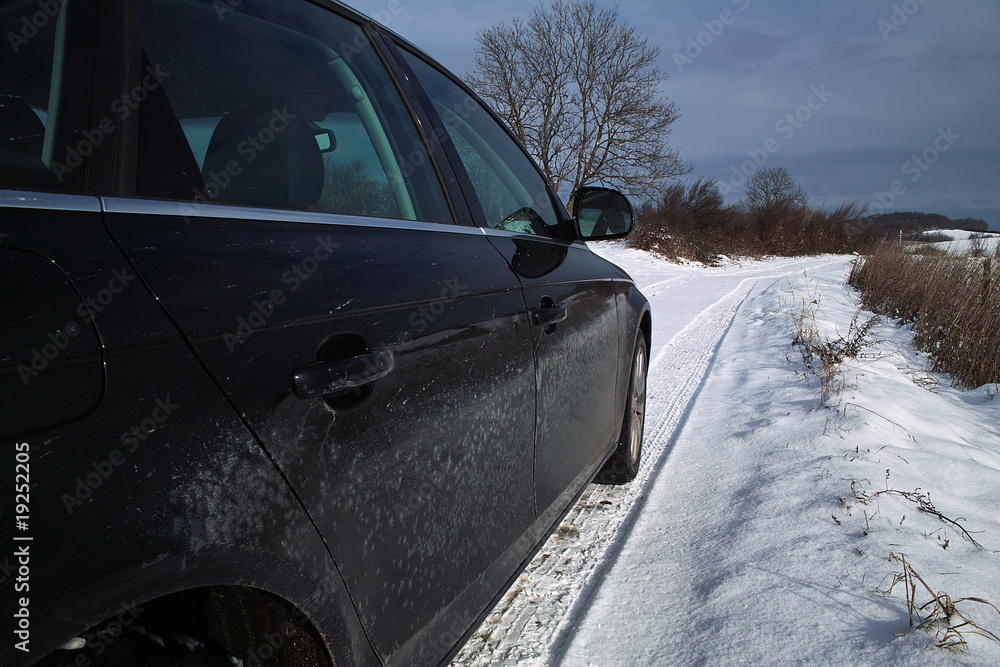 Obraz premium pneus neige