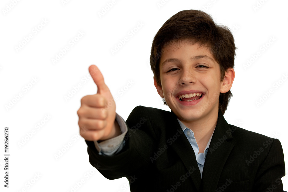 Very happy smart boy Very happy smart boy