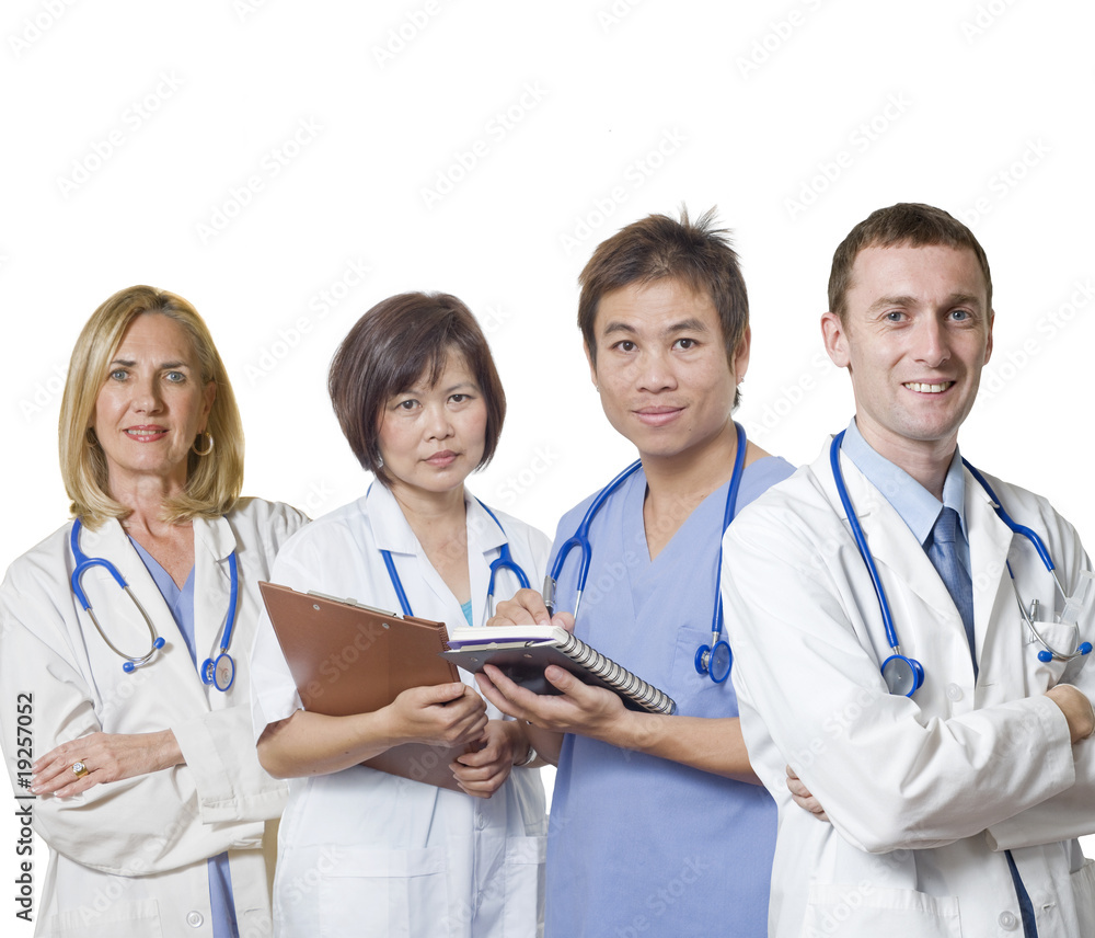 Fototapeta premium Friendly Doctor team