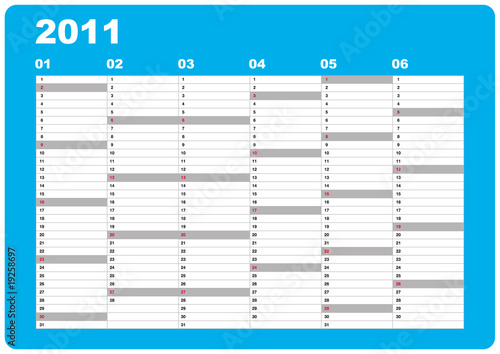Kalender 2011: 1. Halbjahr