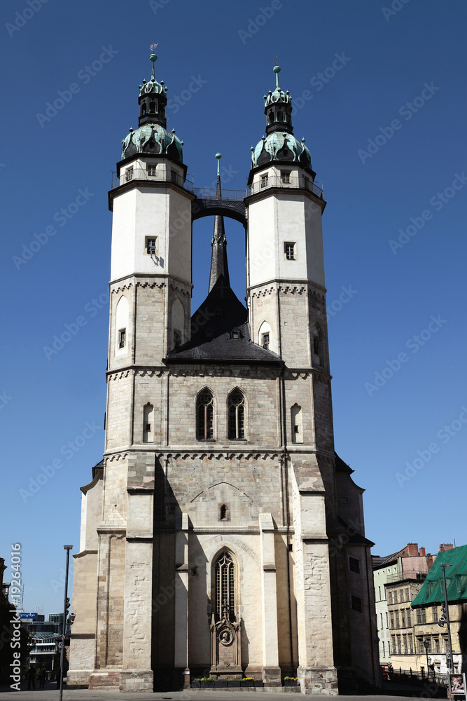 Die Stadtkirche Halle an der Saale Die Stadtkirche Halle an der Saale
