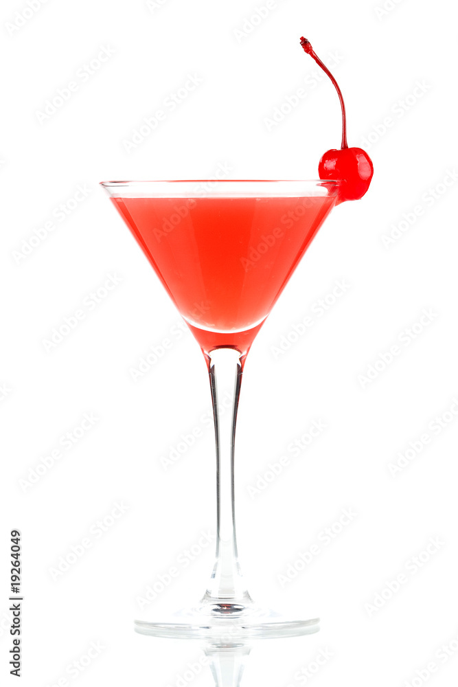 Alcohol cocktail with orange juice and grenadine Alcohol cocktail with orange juice and grenadine