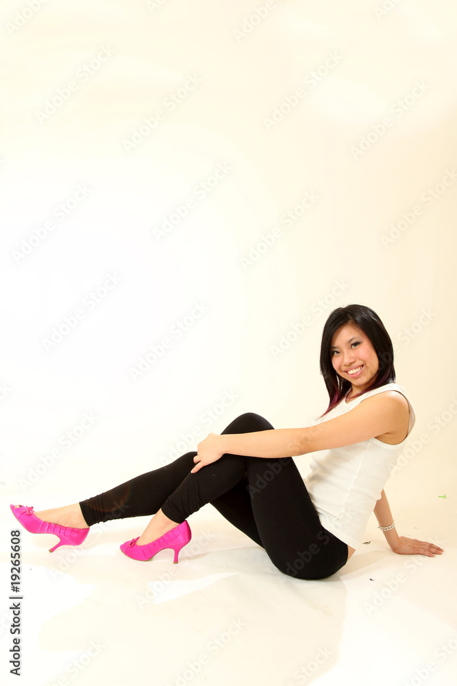 Fototapeta premium Beautiful Young Asian Woman