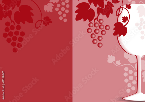 carta de vinos rojo