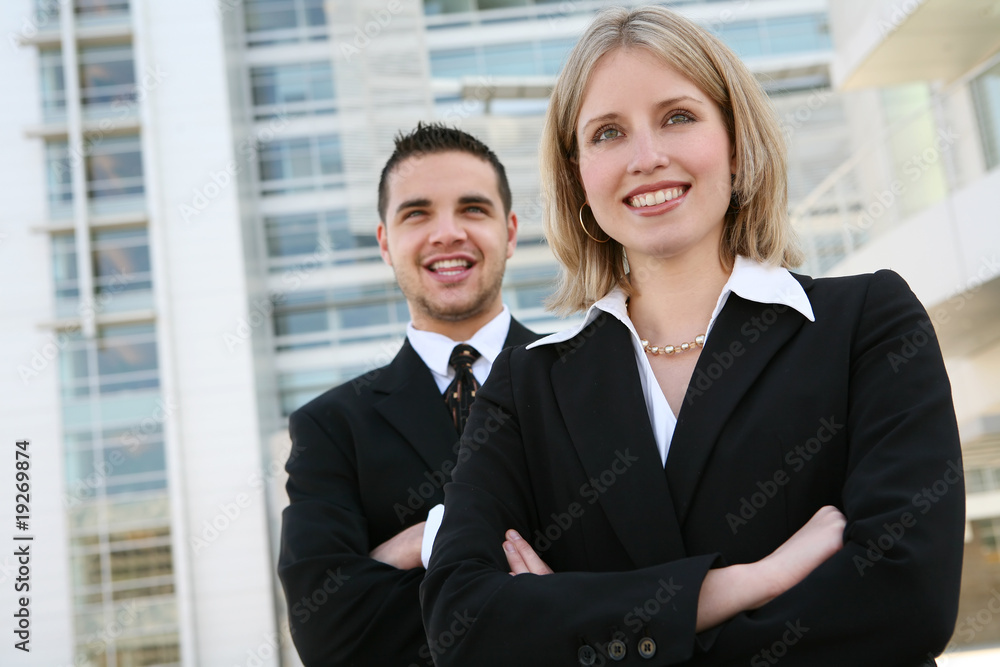 Man and Woman Business Team