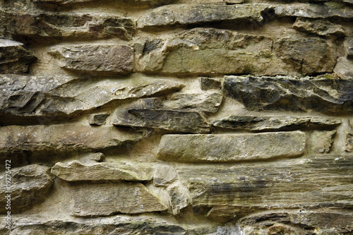 Stacked stone surface