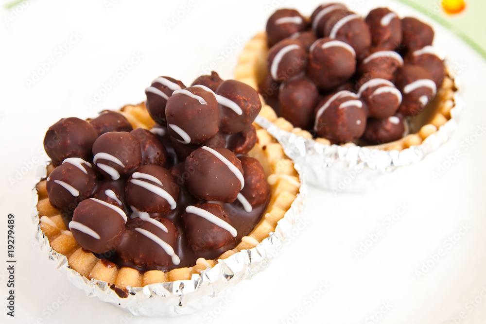 Dessert made from chocolate Dessert made from chocolate
