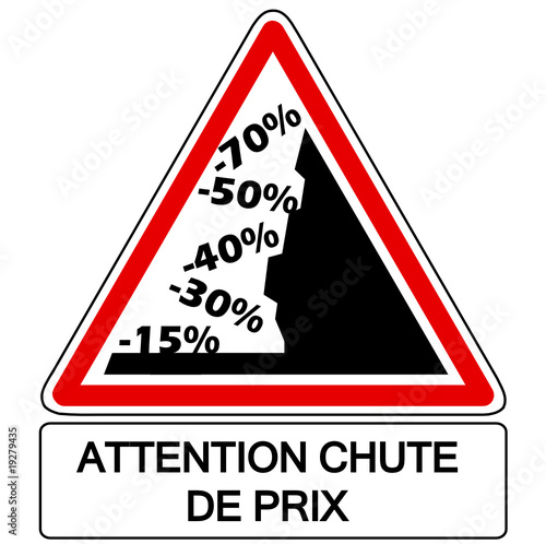attention chute de prix