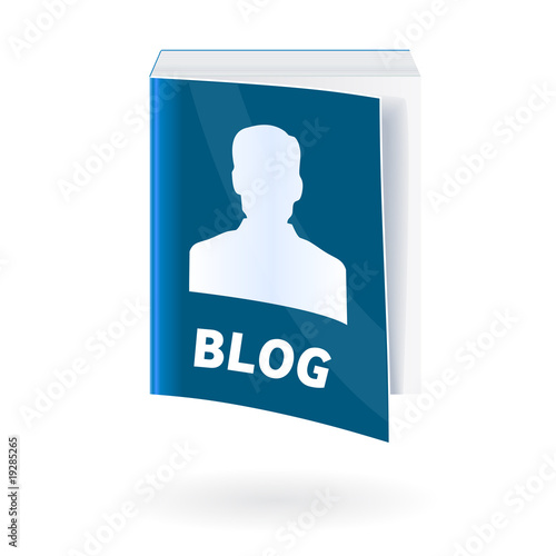 user web blog icon vector