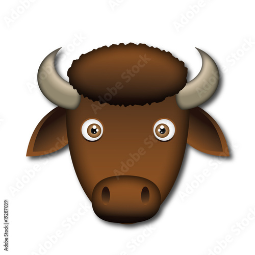 Cabeza de bisonte