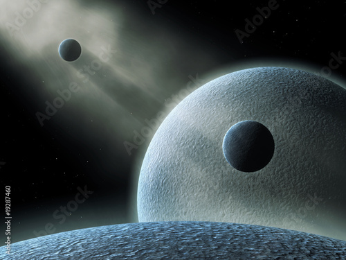 Fototapeta Naklejka Na Ścianę i Meble -  planet in space