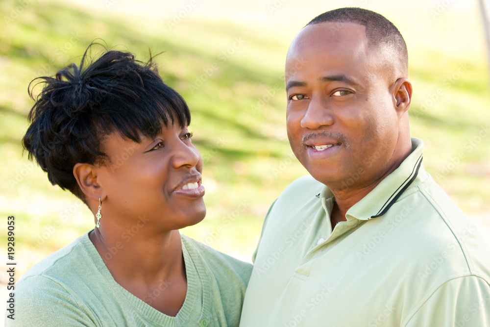 Attractive Happy African American Couple Attractive Happy African American Couple
