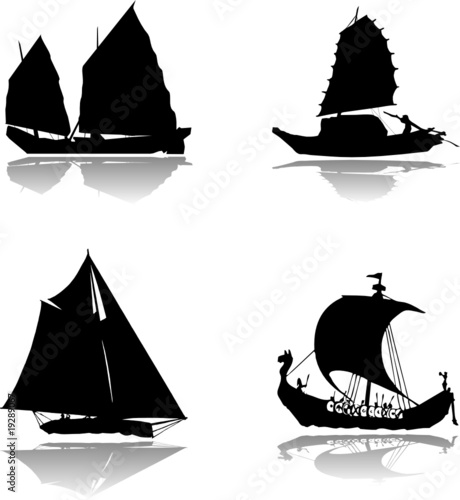 Ships with sails