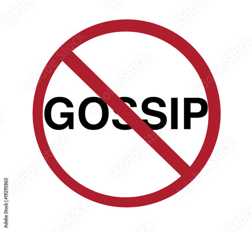 sign - no gossip