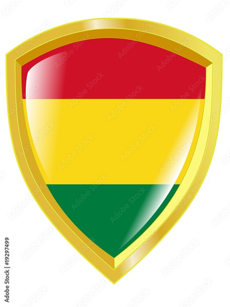 Obraz premium golden emblem of Bolivia