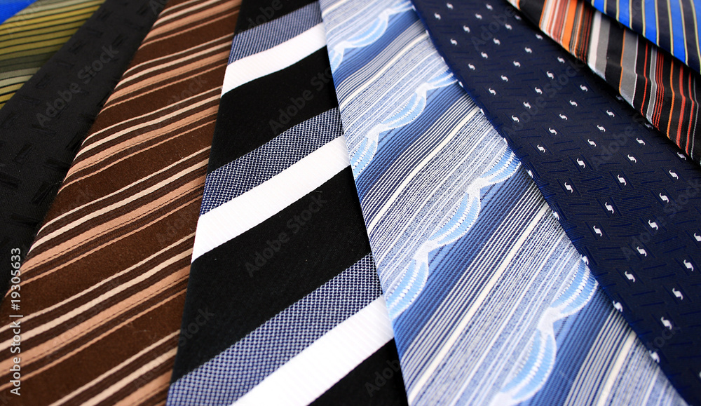 Fototapeta premium Close up of ties