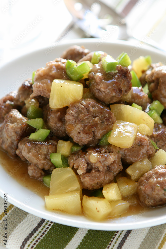 Pineapple Meatballs Pineapple Meatballs