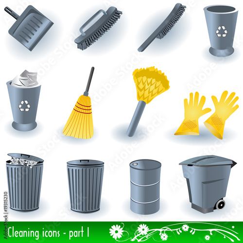 cleaning icons
