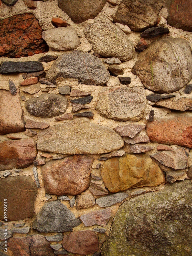 Obraz premium Rubble-wall