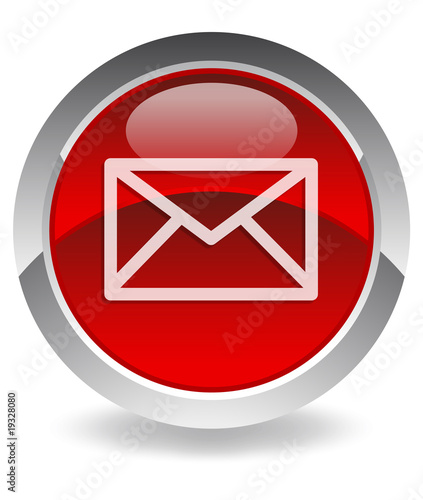 red mail-button