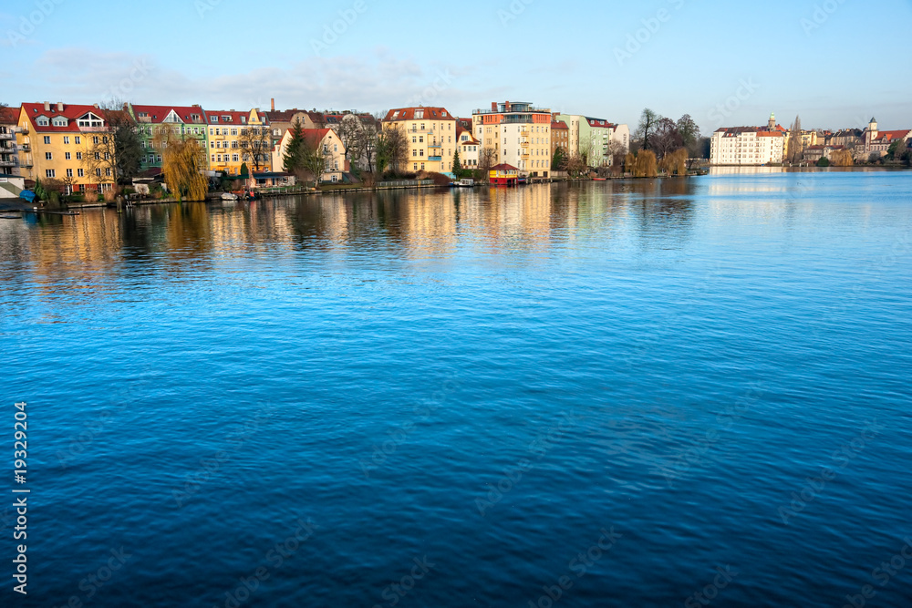 Kopenick, view from the Spree river, Berlin, Germany.