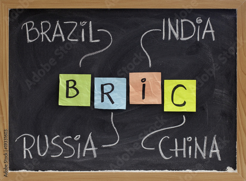 Brazil, Russia, India and China - BRIC photo