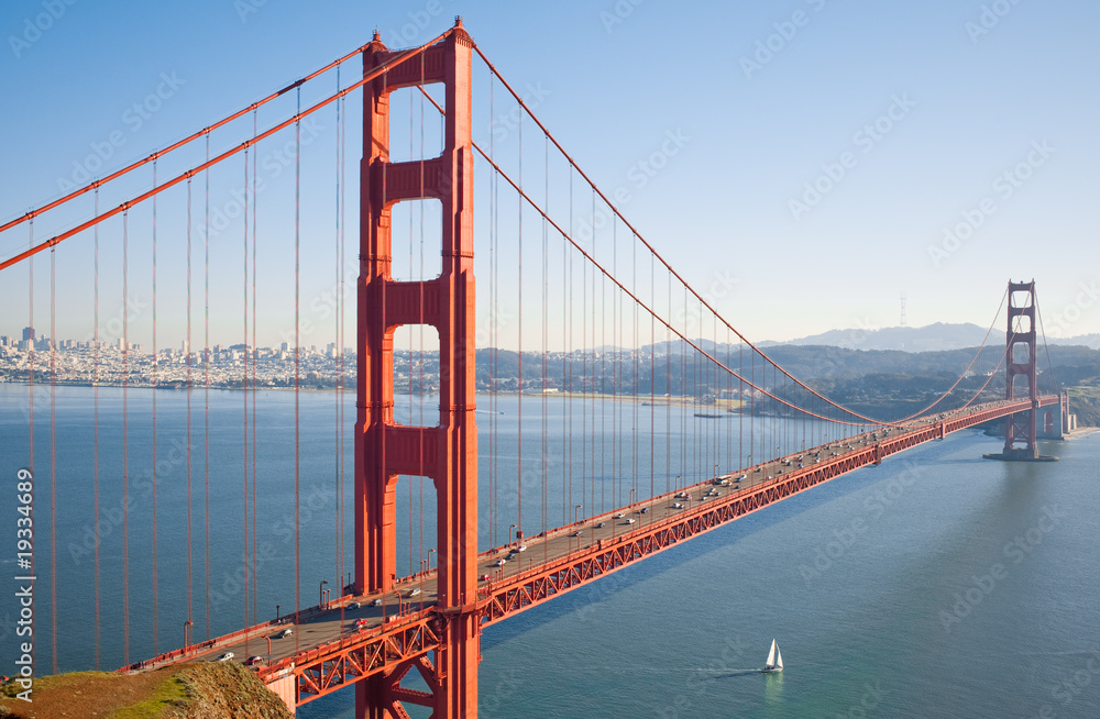 Golden Gate bridge taken from North side