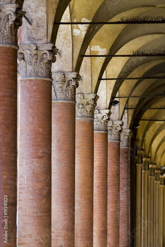 Portico in Bologna, Galliera Street photo