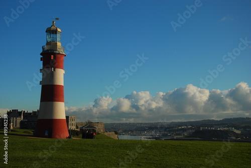 lighthouse in a sunny day